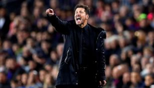 Simeone en partido con Atleti