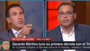 De Anda y Faitelson en el programa Futbol Picante