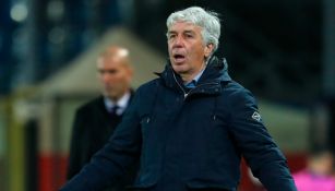 Gasperini en derrota frente al Real Madrid