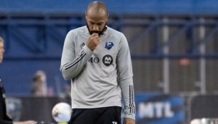 Thierry Henry dirigiendo un partido del Montreal