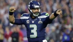 Russell Wilson, en un partido de Seattle