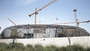 Estadio para el Mundial de Qatar 2022, en construcción 