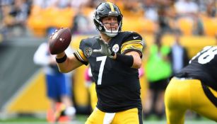 Ben Roethlisberger en un partido con los Steelers