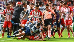 Conato de bronca en el Necaxa contra Pachuca 