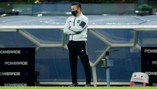 Nacho Ambriz durante el partido entre León y América