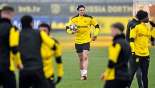 Haaland se prepara para el duelo ante el Sevilla 