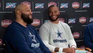 Tad y Dak Prescott en un evento 