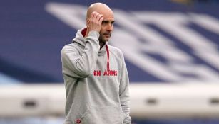 Guardiola en partido