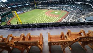 Vista desde las tribunas del Globe Life Field