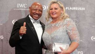 Marvelous Marvin Hagler con su esposa