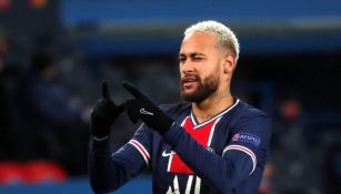 Neymar en un partido con el París Saint-Germain