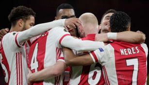 Ajax en festejo de gol