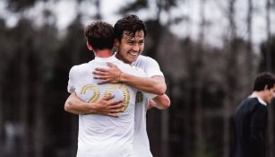 Cubo Torres celebrando un gol con Atlanta United