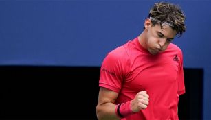 Dominic Thiem en un partido de ATP