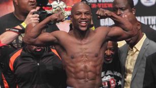 Floyd Mayweather previo a una pelea