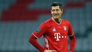 Lewandowski en un partido con el Bayern 