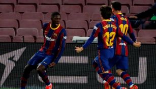 Barcelona: Ousmane Dembélé dio la victoria sobre el Valladolid al 90'