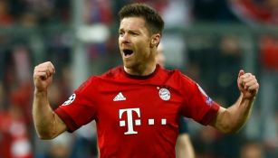 Xabi Alonso con el Bayern Munich en 2016