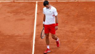  Novak Djokovic reacciona a su eliminación 
