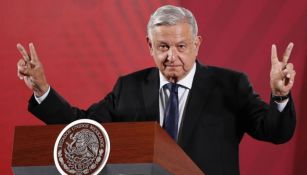 Andrés Manuel López Obrador en conferencia de prensa