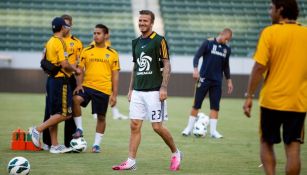 Beckham en su paso por el Galaxy