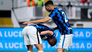 Skriniar y Hakimi, del inter de Milán