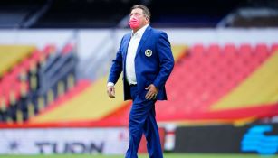 Miguel Herrera en partido con América