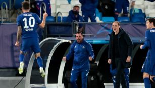 Pulisic celebra anotación con el Chelsea frente al Real Madrid en Semifinal de Champions League