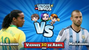 Ronaldinho y Mascherano jugarán Free Fire en un evento benéfico