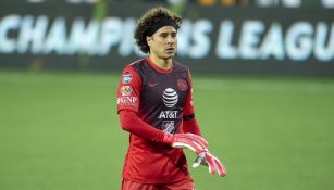 Ochoa en el partido contra Portland 