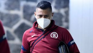 Cata Domínguez previo a un partido de Cruz Azul