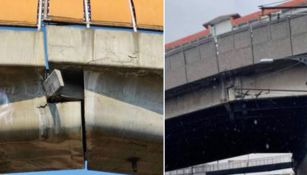 Vías elevadas en Metro CDMX muestran deterioro tras los años de uso