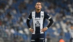 Funes Mori en partido con Rayados 