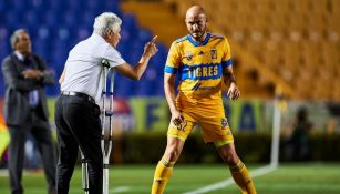 Ferretti con González en Tigres 