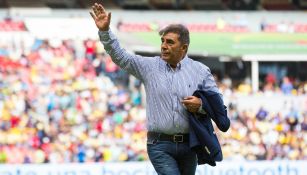 Carlos Reinoso en el Estadio Azteca