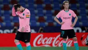 Messi y De Jong en lamento con Barcelona