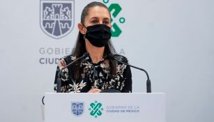 Claudia Sheinbaum durante una conferencia