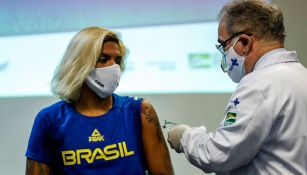Proceso de vacunación en atletas de Brasil