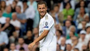 Hazard en partido con Real Madrid