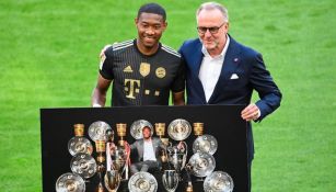 David Alaba tras el último partido de la Bundesliga