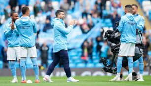 Manchester City rindió homenaje a Sergio Agüero en su partido final con el club