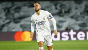 Hazard en partido con Real Madrid