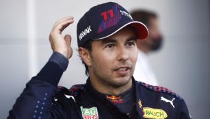 Checo Pérez tras ganar el GP de Azerbayán