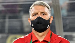 Tata Martino en un partido de la Selección Mexicana