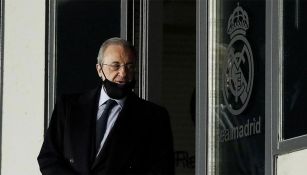 Florentino Pérez en las instalaciones del Real Madrid