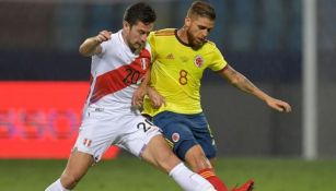 Santiago Ormeño con la selección de Perú