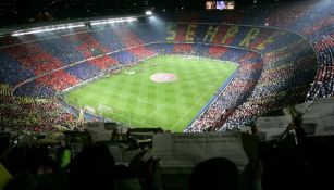 Panorámica del Estadio Camp Nou 