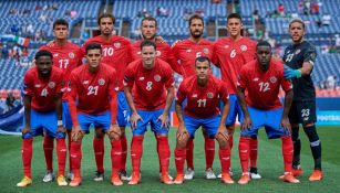 Selección de Costa Rica previo al partido 