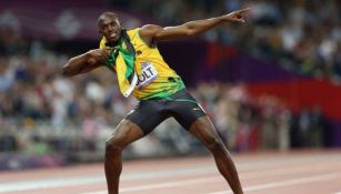 Usain Bolt en festejo