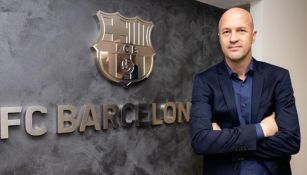 Jordi Cruyff en las instalaciones del Barcelona 